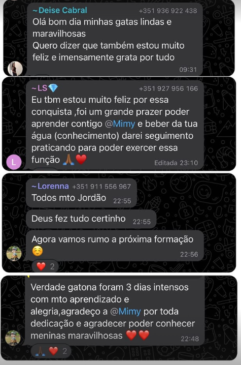 Feedback de aluna